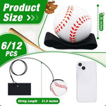 Close up of 2.36 inch rubber baseball wrist rebound ball