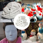 Detailed texture view of the fine knitted cotton gauze embedded with premium plaster of Paris.