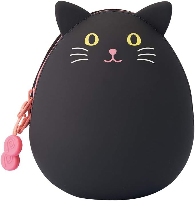 LIHIT LAB PuniLabo Zipper Pouch, Egg-Shaped, 3.8" x 4.7", Penguin (A7783-10) - Image 13
