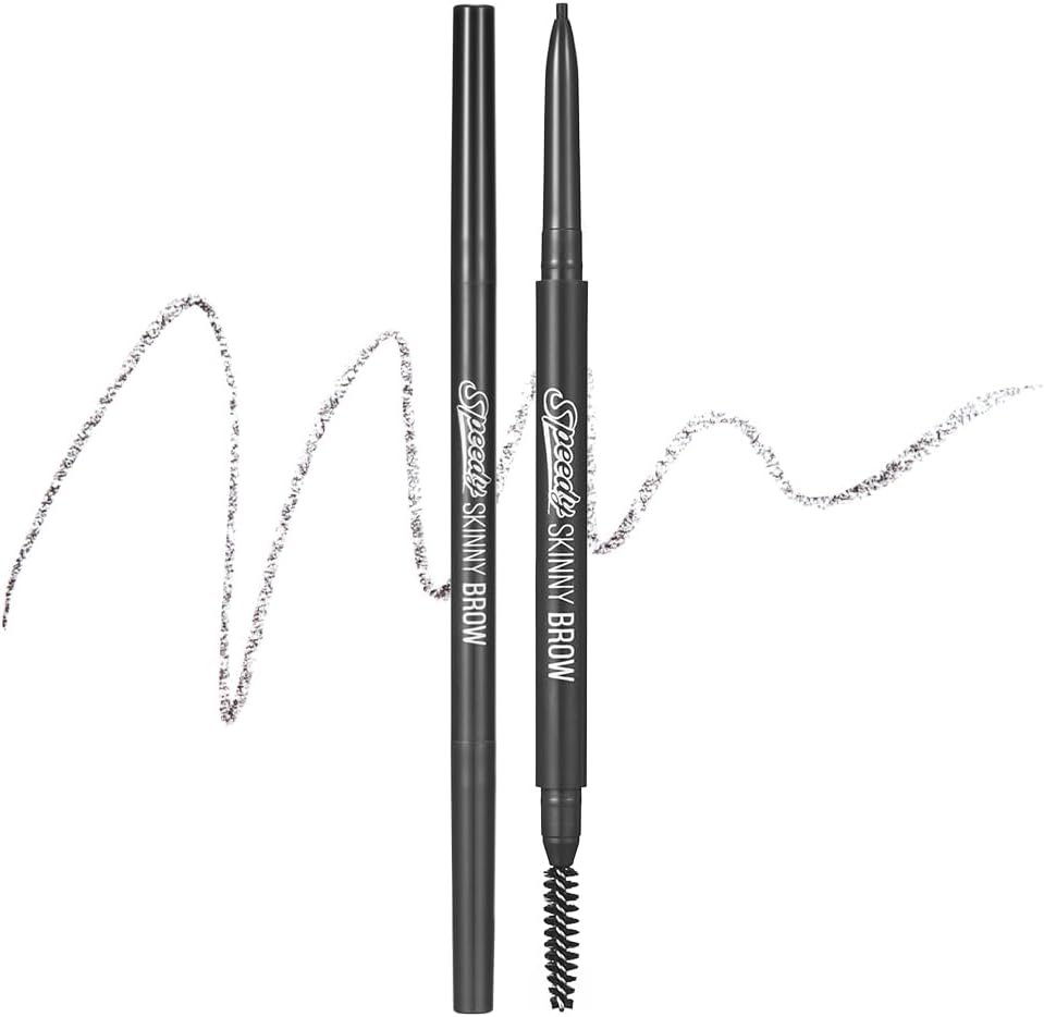Peripera Speedy Skinny Brow 01 Gray Brown precise eyebrow pencil front view close up