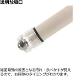 Richell Water Nozzle CL Ivory transparent nozzle detail