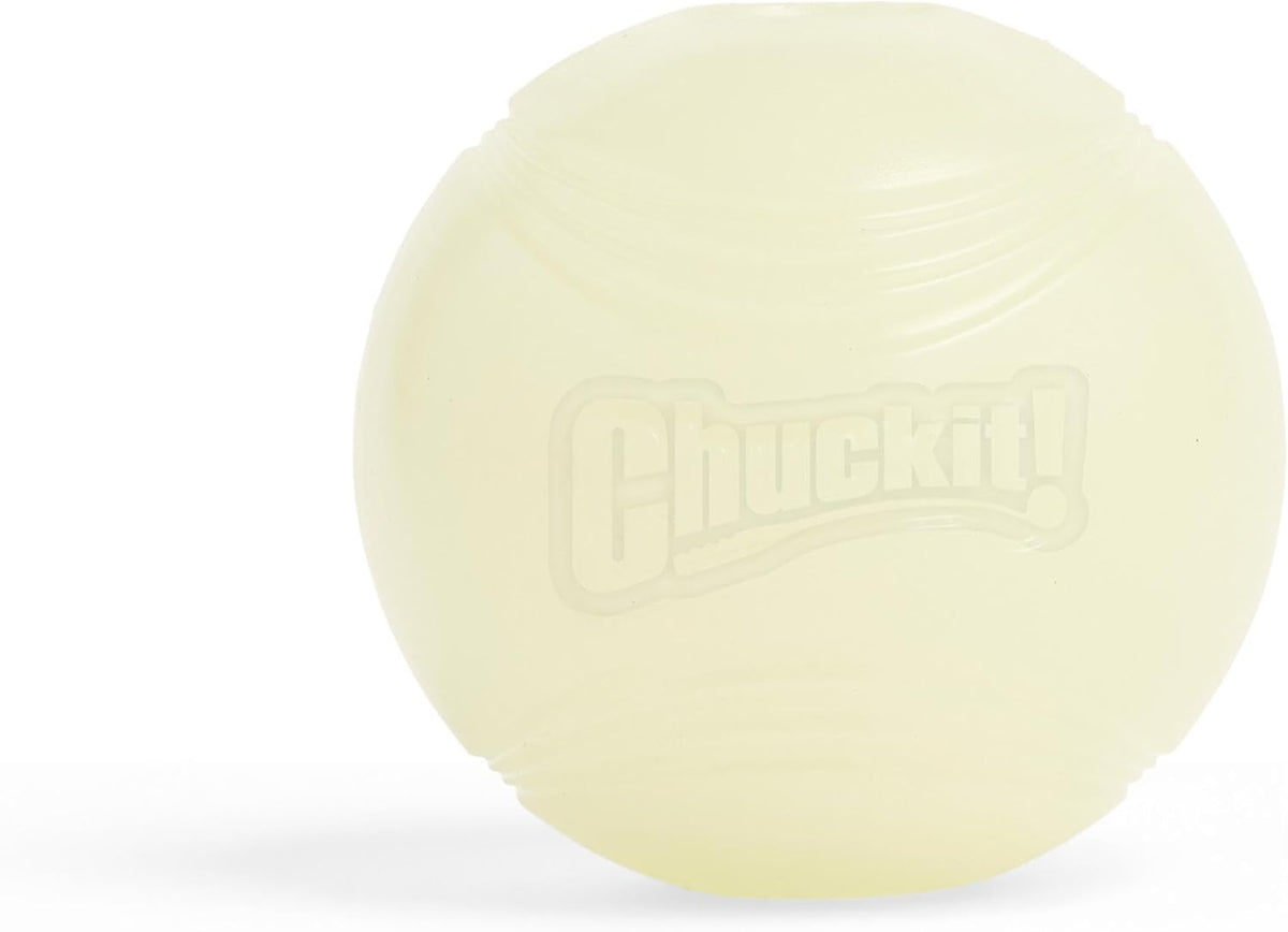 Chuckit! Glow in the Dark Bouncy Balls - Ball for Dogs, Chuckit Dog Toy, Max Glow Balls - Medium, 2.5 Inch Pack of 2 - Image 13