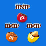 Close up view of the colorful candy shells showing the signature logo stamp