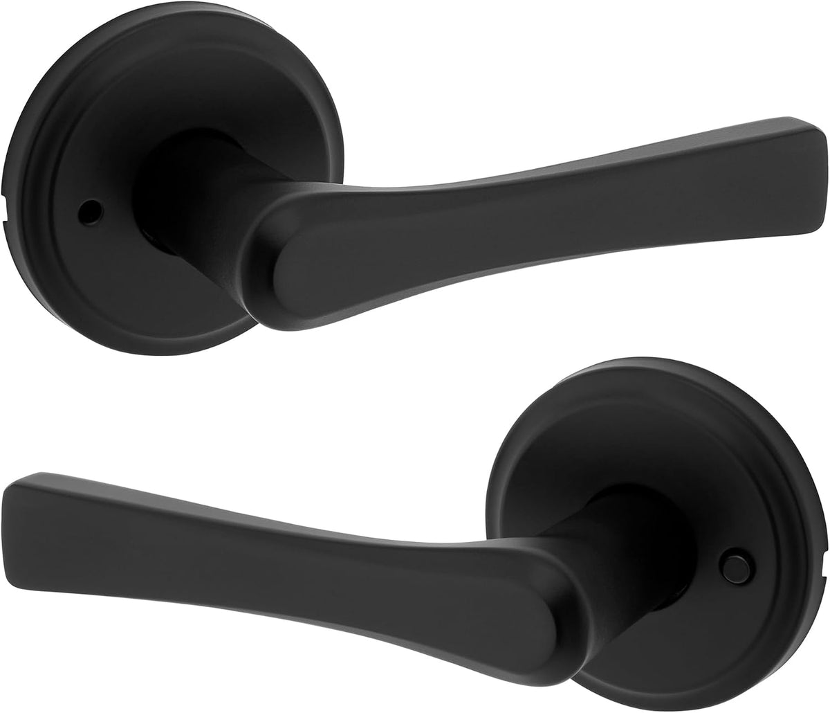 Kwikset Katella Interior Passage Door Handle, Lever For Closet and Hallway Doors, Reversible Non-Locking Handle Lever, Satin Nickel, with Microban Protection - Image 9