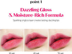 Etude hydrating juicy lip oil tint packaging from the United States