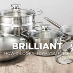 Weiman cream formula removing tough grease and water stains from a metal frying pan
