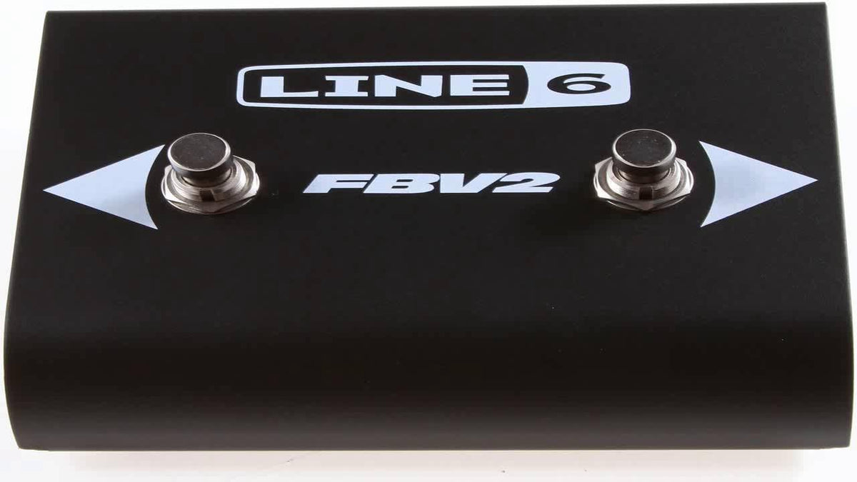 Line 6 FBV2 2-button footswitch rear port connection for locking cable