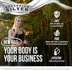 Sovereign Silver colloidal silver liquid drops dropper close up view