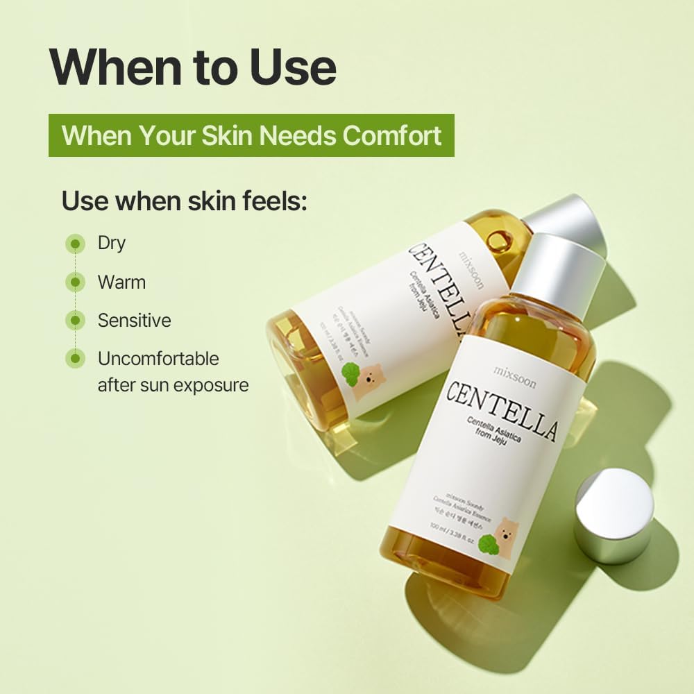 Mixsoon authentic USA imported Korean skincare essence packaging box.