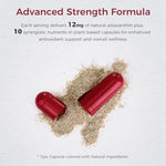 AiVital antioxidant supplement bottle displaying the gluten free and vegetarian friendly seals