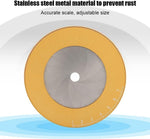 Stainless steel round circle template mechanism