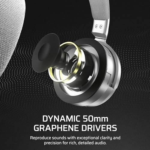 Side profile of Corsair Virtuoso Max wireless gaming headphones