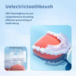 Soft nylon bristle replacement heads for kids sonic toothbrush