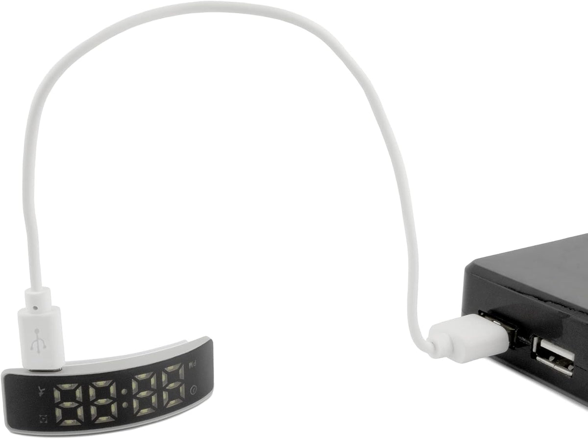 Tabtime watch black silicone strap close up