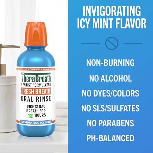 USA imported TheraBreath mouthwash twin pack for Indian consumers