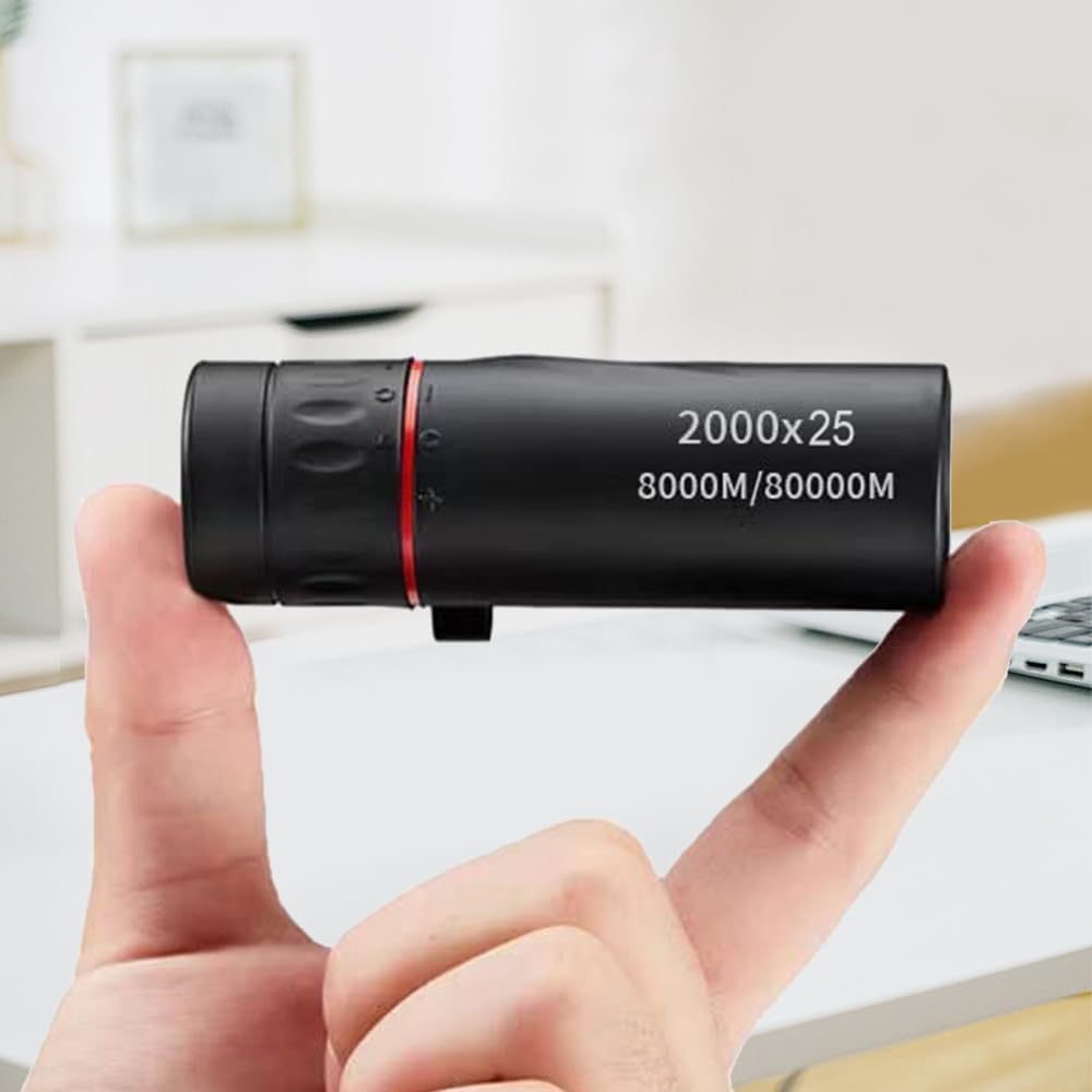 Hawke 10x24 monocular telescope front view compact green design