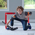 The miniature player stick and goalie stick from the premium sports collection displayed side by side.