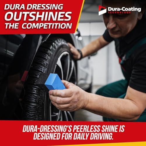 Professional tire detailing with Dura-Coating Technology