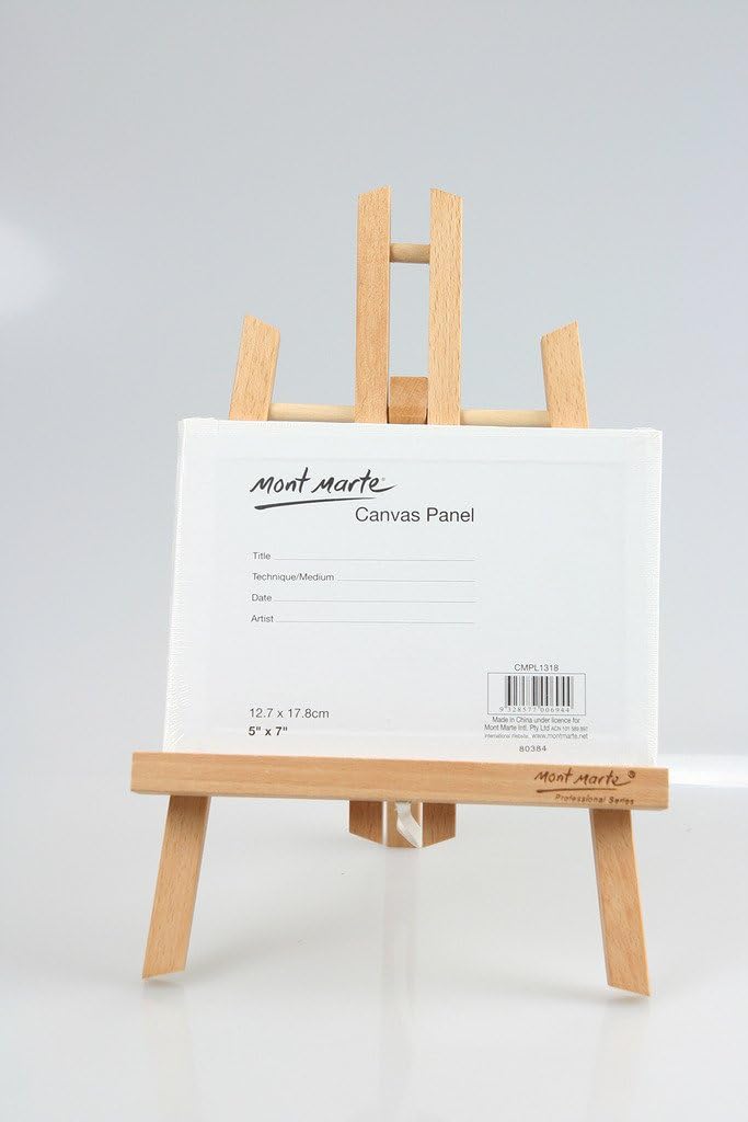 Mont Marte 12 by 16 inch art canvas panel back construction