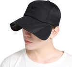 Unisex Baseball Cap with Retractable Extended Brim UV Protection Mesh Sun Hat Summer Safari Fishing Camping Hat - Image 10