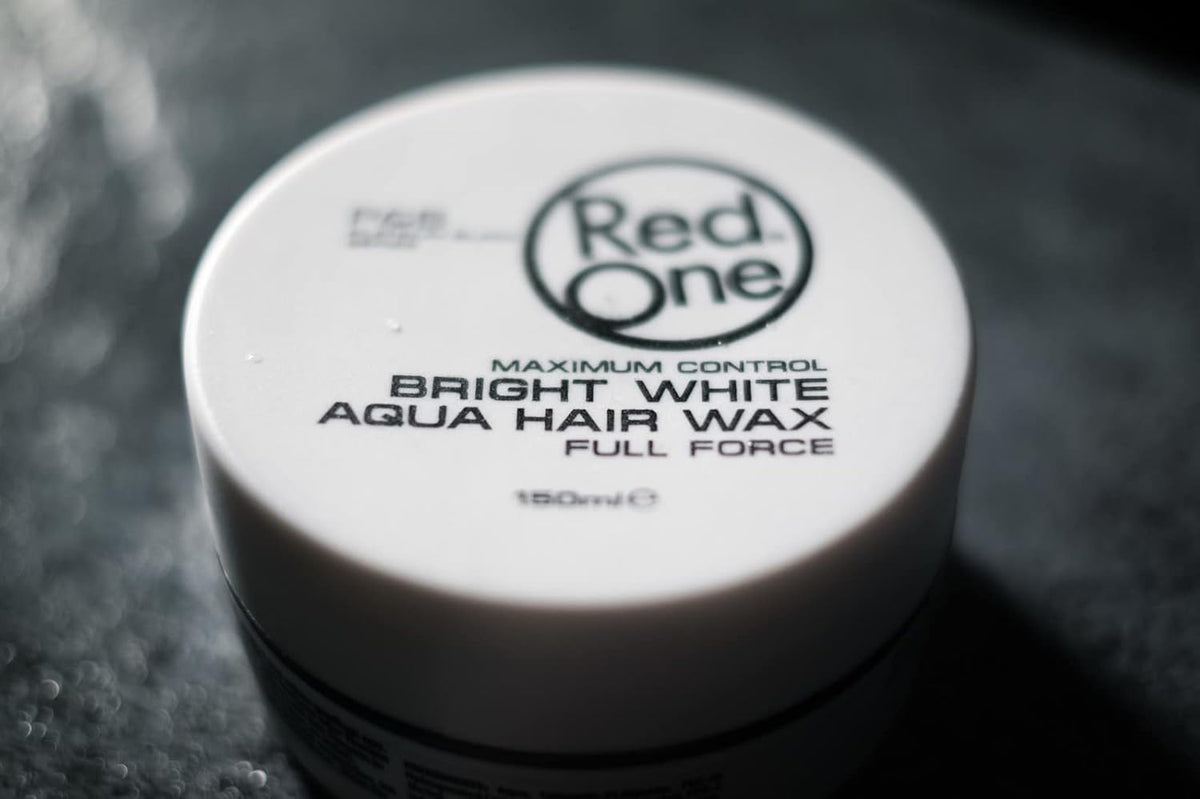Red One Bright White Aqua Hair Wax 150ml - Image 4