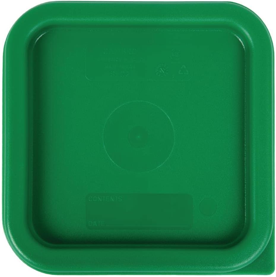 Cambro polyethylene food storage container lid stacked view