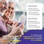 Hourten advanced nerve formula benefits list on side of product bottle