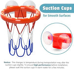 Marppy kids bath toy basketball hoop mounted on bathroom tile
