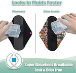 Wegreeco mini wet bag for storing reusable cloth pads while traveling.