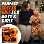 Skill Blox youth football training game packaging and components layout