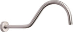 S Shaped Shower Arm, High Rise Shower Head Extension Pipe Standard 1/2" Connection with Flange, Awesome Shower Experience-Stainless Steel Bathroom Accessory(12 Inch S Shape, Chrome Finish) - Image 9