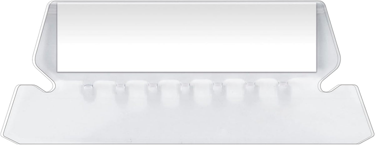 Pendaflex Insertable Plastic Tabs Hanging Folder Tabs, 2", Clear, 25 Tabs a - Image 1