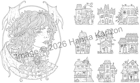 Halloween: Coloring Book (Hanna Karlzon) - Image 3