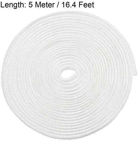 Uxcell fiberglass sleeve showing three millimeter inner diameter thickness profile