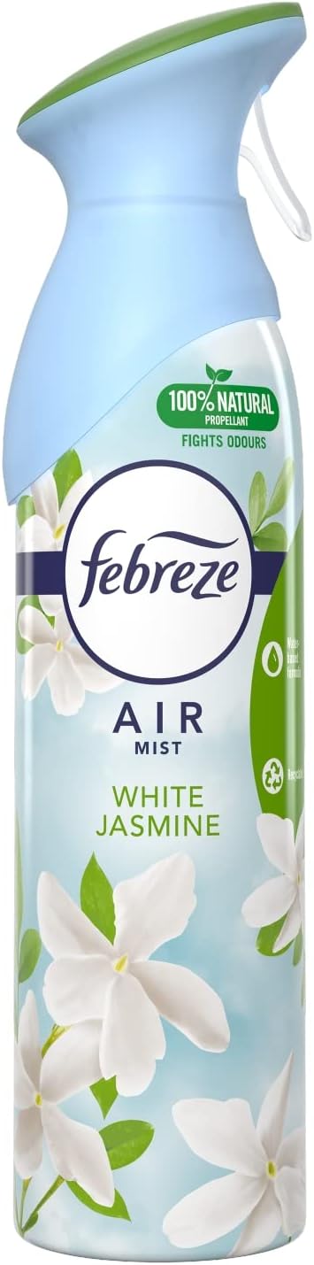 Procter And Gamble Febreze Air Mist White Jasmine 300ml front view room spray