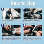 Brohood heat resistant grease applied on spark plug boot seals