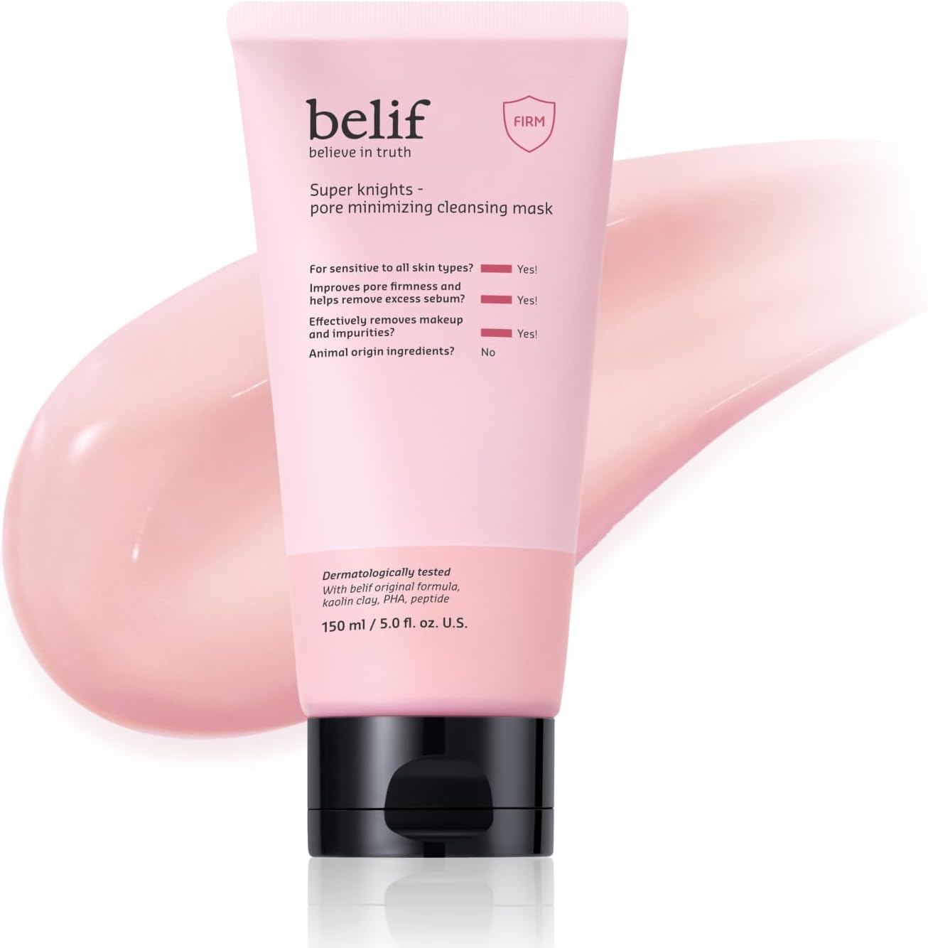 Belif Super Knights Pore Minimizing Cleansing Mask front view bottle