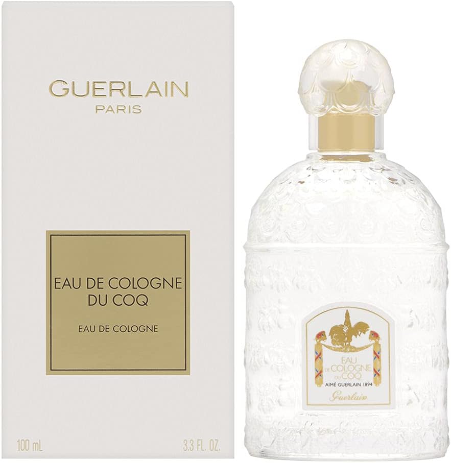 Guerlain Du Coq Eau De Cologne Spray front view luxury fragrance bottle