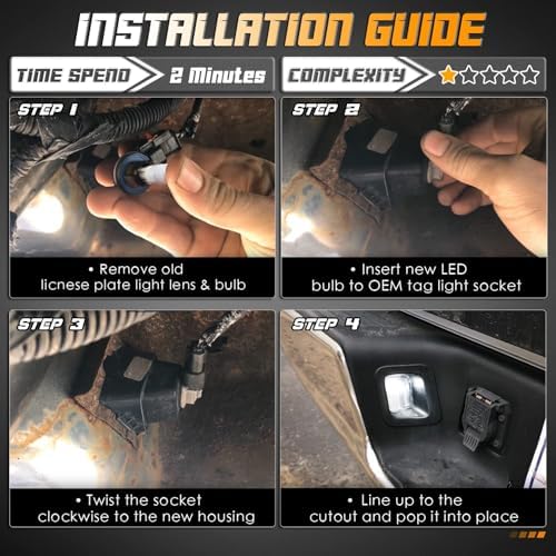Complete premium aftermarket lighting kit parts laid out clearly