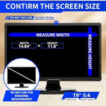 Anti-glare monitor protector shield film close up emphasizing the matte surface finish and scratch protection layout.
