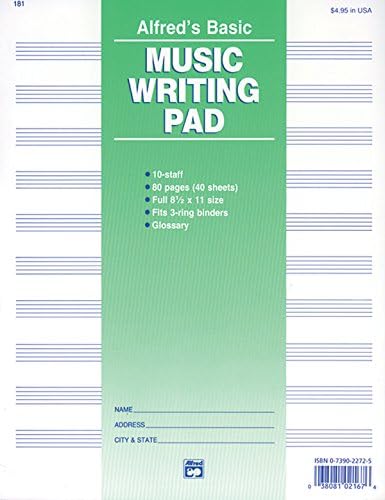 Alfred's Basic Music Writing Pad - Image 2
