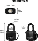 Cincinno keyed alike padlocks showing 12 pack arrangement