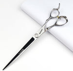 6/7-Inch Professional Hair Scissors Haircut Rose Pattern Hair Scissors Styling Tools Japanese Stainless Steel Scissor Set (7-inch cutting scissors-A) - Image 15