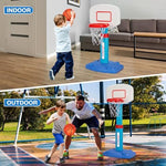 Three soft mini basketballs included with Lacchoufee hoop