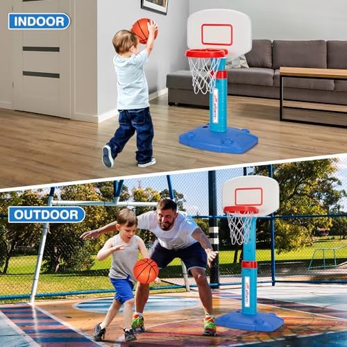 Three soft mini basketballs included with Lacchoufee hoop