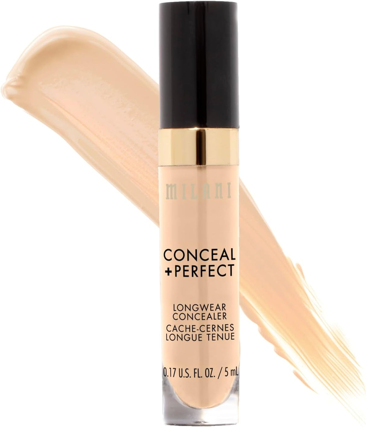 Milani Conceal + Perfect Longwear Concealer - Natural Sand (0.17 Fl. Oz.) Vegan, Cruelty-Free Liquid Concealer - Cover Dark Circles, Blemishes & Skin Imperfections for Long-Lasting Wear - Image 3