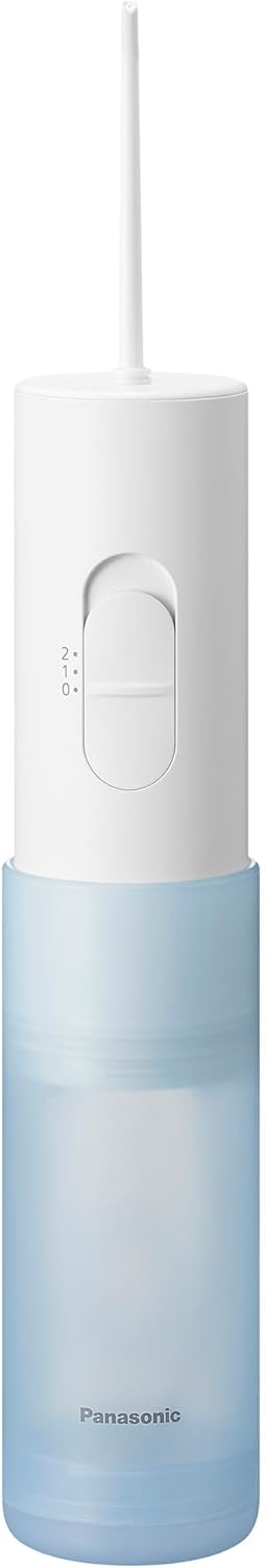 Panasonic Water Flosser for Travel, Cordless Portable Oral Irrigator with Two Water Pressure Settings, Collapsible Water Tank - EW-DJ11​-A - Image 1