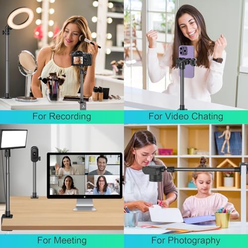Ailight aluminum overhead camera stand with C-clamp base