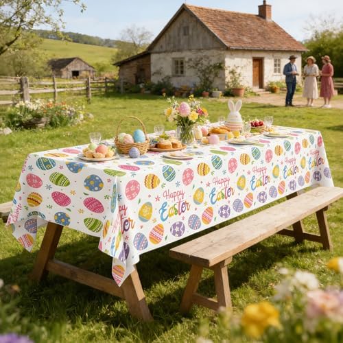 Three individual packs of Litmitfu disposable rectangular table decorations laid out for a holiday brunch.