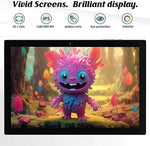 NOVOJOY 2 in 1 Tablet 10 Inch Android 15 Tableta, Tablets with Keyboard, Mouse, Case, Stylus, 32GB ROM+8GB RAM, 2MP+8MP Dual Camera, Quad Core Processor, 6000mAh Battery, 10.1 in FHD Tab Pink - Image 6